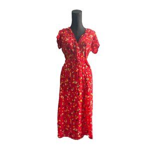 Realisation Par Silk Wrap Dress